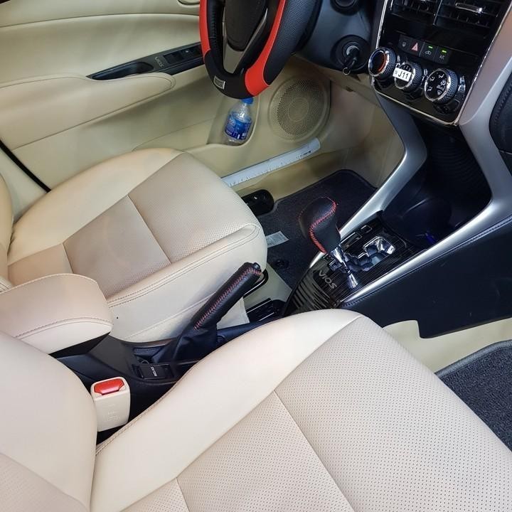 Bao Da Cần Số, Tay Phanh xe TOYOTA VIOS, YARIS AT( số tự động) 2019-2025 Da Nhập Khẩu, Khâu Thủ Công