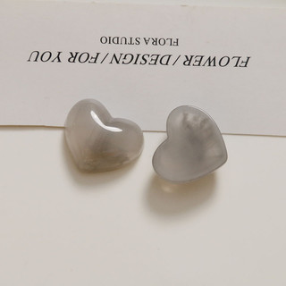 Mùa Hè Phong Cách Mới Mực Mờ Màu Đào Trái Tim Tự Làm Nhựa Phụ Kiện Bông Tai Kẹp Tóc Vỏ Điện Thoại Chất Liệu Hợp Thời Trang Bán Buôn