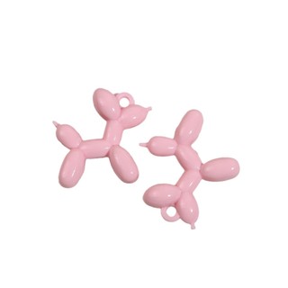 Mặt dây chuyền và móc khóa tự làm hình chú chó hoạt hình, chất liệu acrylic bóng, phù hợp làm phụ kiện túi xách