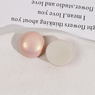 18mm ngọc trai mờ Acrylic Nửa Viên vá Bông tai kẹp tóc điện thoại di động DIY phụ kiện vật liệu bán buôn