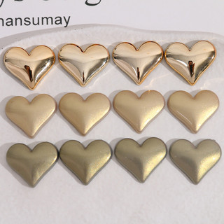 Đơn Giản Phù Hợp Với Acrylic Ánh Sáng Vàng Tình Yêu Nhựa Miếng Dán Bông Tai Kẹp Tóc DIY Trang Sức Phụ Kiện Chất Liệu Bán Buôn