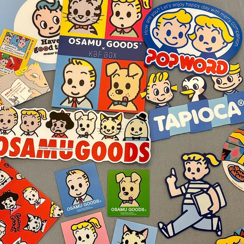 YT4 OSAMU GOODS Dán Vali Laptop Xe Tay Ga Trang Trí Đàn Guitar Cốc Nước Dán Đồ Trang Trí