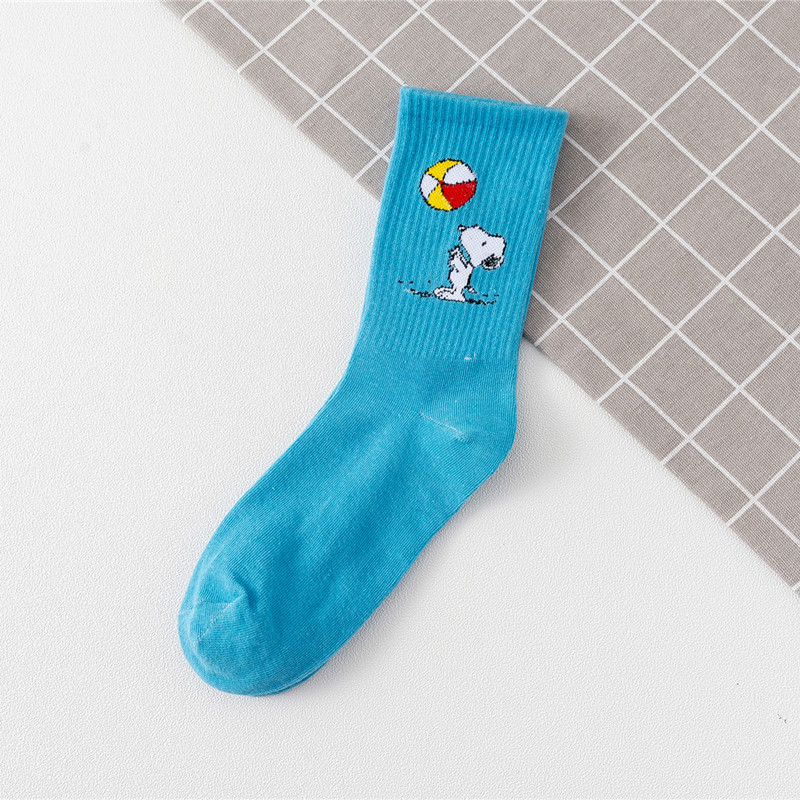 Tất Snoopy Thể Thao Cotton Thu Đông Giữa Ống Bé Gái Quà Tặng | BigBuy360 - bigbuy360.vn