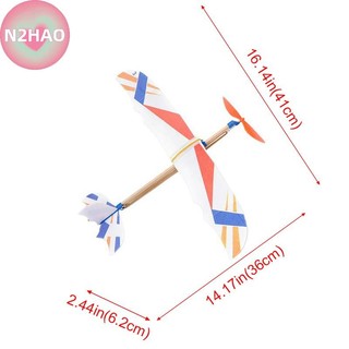 N2hao Dây Cao Su Co Giãn Chạy Bằng Máy Bay Glider Bay Máy Bay Máy Bay DIY Đồ Chơi Trẻ Em n