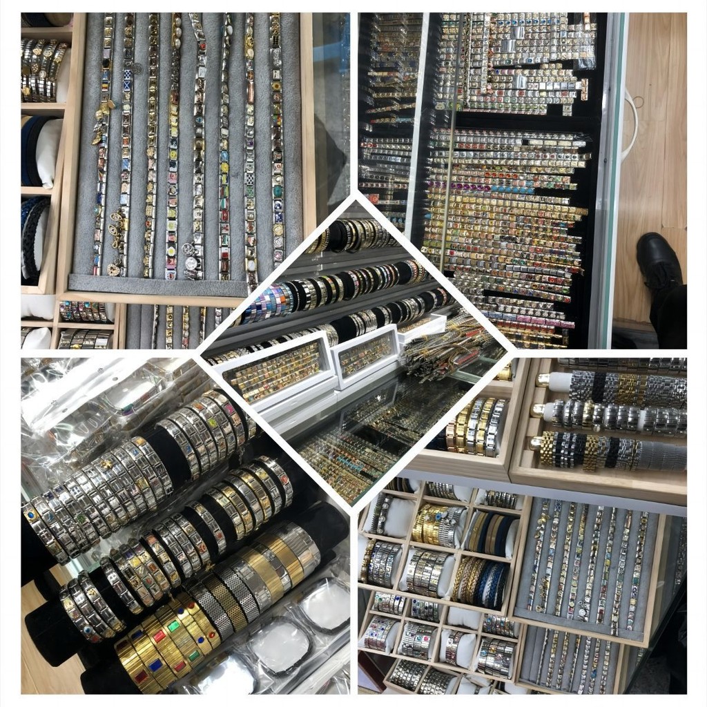 Thép Titan Hoa Văn Hàn Dầu Thả Hoạt Hình DIY Ý Mô Đun Vòng Tay Ý Quyến Rũ Vòng Tay