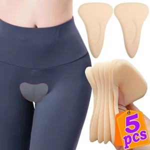 Lót đồ lót chống trượt thoáng khí - Miếng đệm Gusset Skin-Tone 12x7,5cm, vải nylon tái sử dụng cho váy và bikini, thiết kế phủ sóng toàn diện