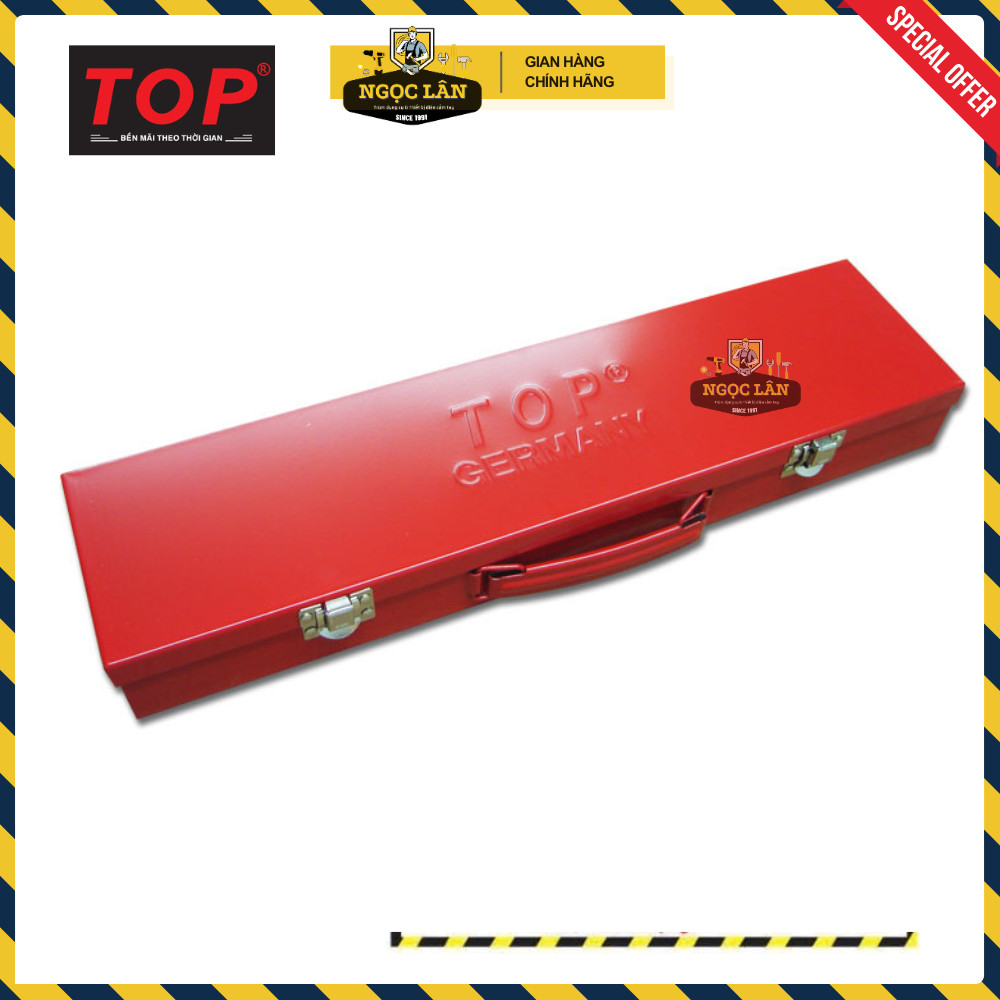 [Chính hãng Top] Bộ tuýp 17 món TOP kiểu Đức 1/2'' típ 9-27mm (hệ mét) hàng Đài Loan cao cấp