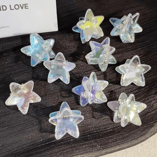 [GuuDuu] 5 / 10 Kẹp Mini Star Grab - Y2K, Ngọt ngào, Tính khí - Phụ kiện tóc Dress Up - Vuốt tóc hình ngôi sao đầy màu sắc - Kẹp tóc trán Nổ