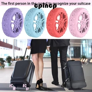 CPINCP 8 Chiếc Vali Bảo Vệ Bánh Xe, Chống Trơn Trượt Hấp Thụ Sốc Hành Lý Bánh Xe Bảo Vệ, Giảm Bánh Xe Silicon Giảm Tiếng Ồn Hành Lý Bánh Xe