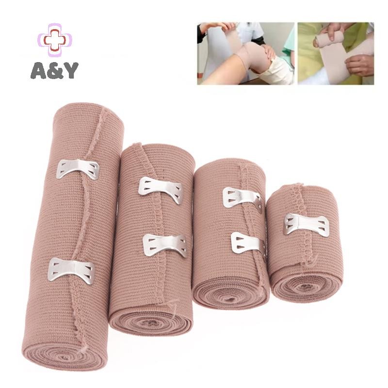 A & Y 1 Cuộn Băng Quấn Có Kẹp Thể Thao, Băng Mắt Cá Chân, Cổ Tay, Tay, Chân, Sơ Cứu, Bong Gân