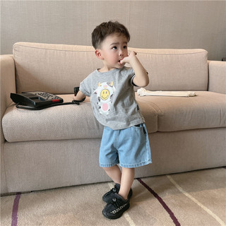 Quần short denim mỏng cho bé trai mùa hè