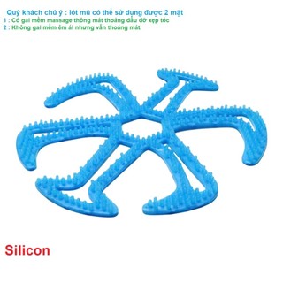 【MOTEX】Lót mũ nón bảo hiểm Silicon Massage chống nóng, chống xẹp tóc, thông thoáng làm mát, chăm sóc bảo vệ da đầu