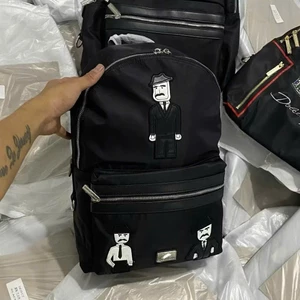 Balo Dê Gà 3 Thầy Giáo KCloset Cặp Đựng Sách Vở Laptop Chất Dù Size 40 Thời Trang Nam Nữ NA936