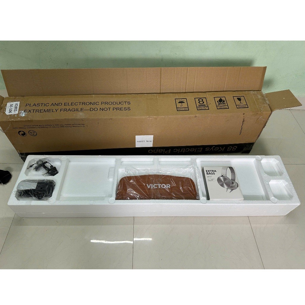 Đàn Piano Điện VICTOR VT02 - 88 Phím - Full Phụ Kiện, Đàn Xịn Bảo Hành Lâu Và Tặng Miếng Dán Hướng Dẫn Tự Học Piano.