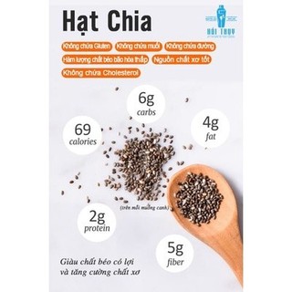 [LOẠI 1] Hạt Chia Úc 1KG Absolute Chuẩn Organic Chất Lượng Sạch Đều Đẹp Ăn Kiêng Giảm Cân