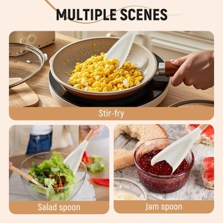 Thìa Đa Năng 2026 Dụng Cụ Nấu Ăn Silicon Cho Nhà Bếp Thìa Đa Năng Mờ Để Nấu Ăn silicone tiện dụng bền bỉ an toàn phù hợp dùng cho gia đình căn hộ văn phòng và không gian nhỏ giúp sắp xếp làm sạch gọn gàng và sử dụng hằng ngày tiện lợi