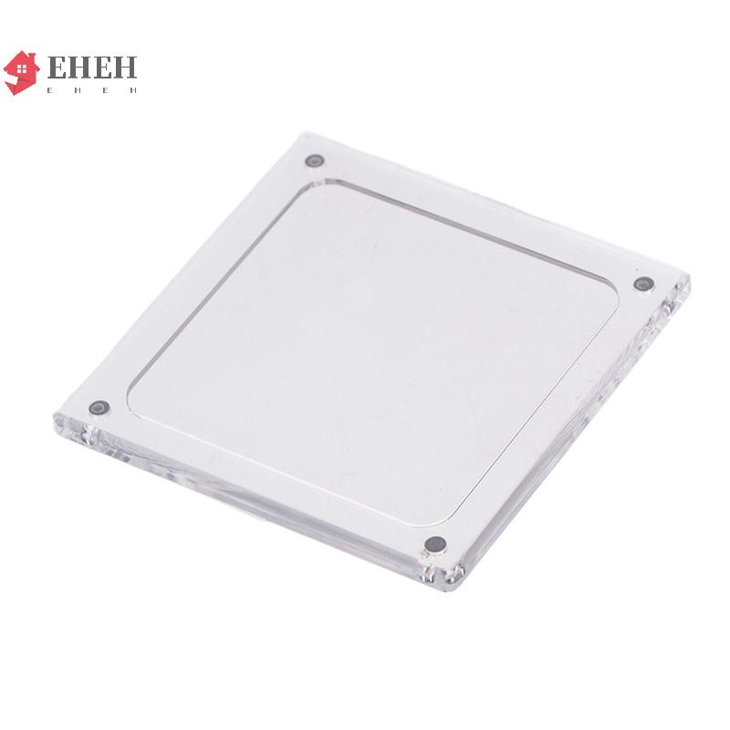 EA Acrylic Glass Top Gem Box Gem Display Stand Holder Storage Organizer Case VN