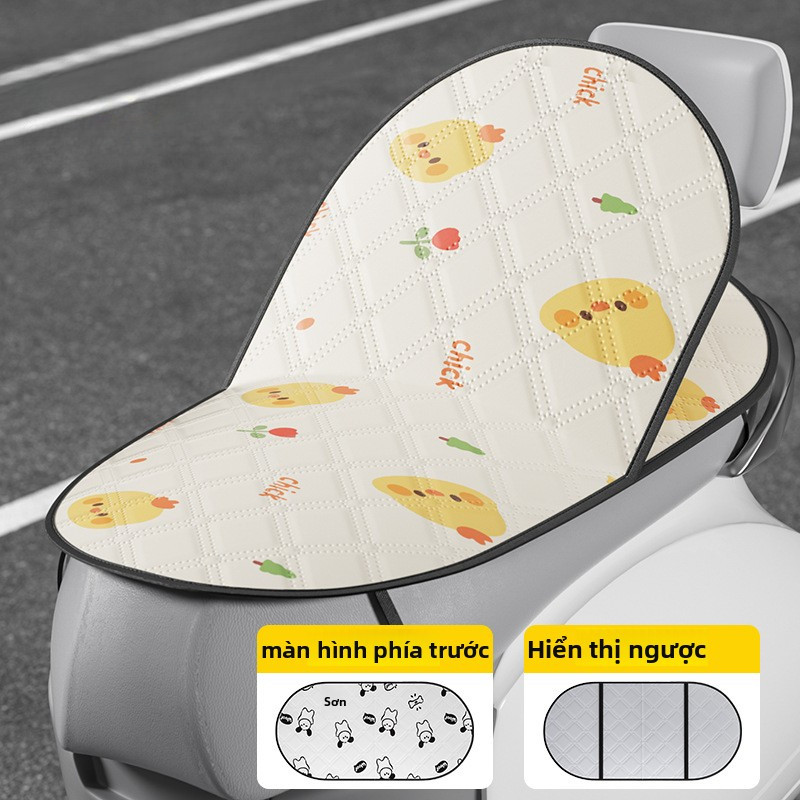 Senior Tấm Phủ Che Nắng Xe Máy  -  nệm lót yên xe máy chống ê mông, vỏ yên xe đạp điện đậy xe máy chống nắng，bạt che xe máy