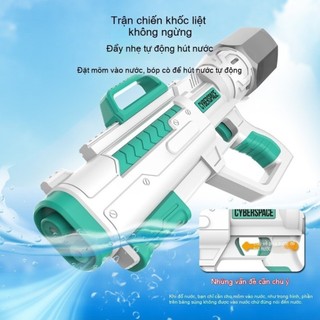 Súng bắn nước 2 nòng cỡ lớn cao cấp - 2 vòi áp lực loại to bắn xa 40cm khẩu phun nước mùa hè thú vị cho trẻ em