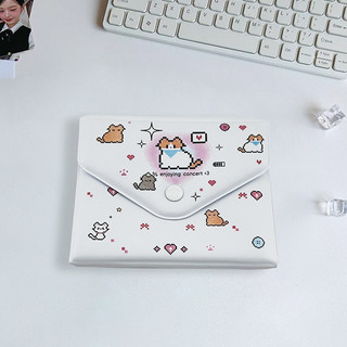 Collect Book Nút Bấm Hình Mèo Pixel Sổ Đựng Card Bo Góc 32 Ảnh Mini Cute Timo VPBL38
