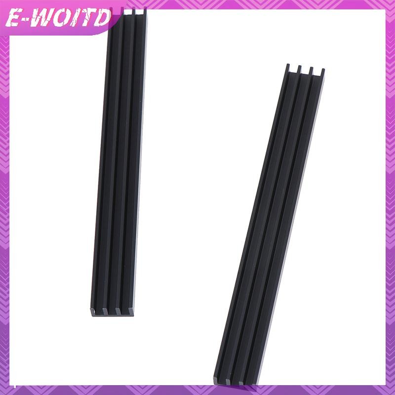 E-woitd 2 Cái 100 * 11 * 5mm Nhôm Chip Tản Nhiệt HNVN