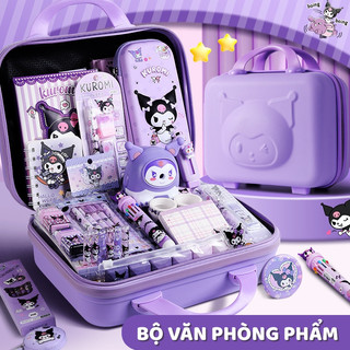 Bộ Đồ Dùng Học Tập Dễ Thương Cho Bé - Hộp Quà Tặng Văn Phòng Phẩm Hoạt Hình, Độc Đáo Dịp Lễ