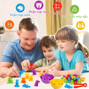 Baby Early Education Counting Toy Children Smart Cognitive Toy Soft Rubber Simulated Animal Classification