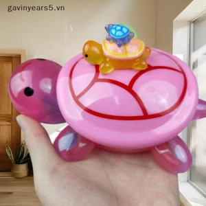 # gavin # 1 Rùa lớn phát sáng ban đêm + Các bức tượng rùa phát sáng bằng nhựa Thủ công phát sáng Rùa lưu trữ Trang trí cảnh quan Máy tính để bàn.