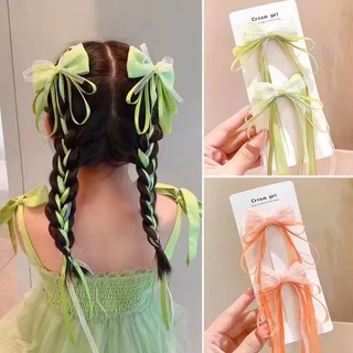 Thời trang trẻ em: Kẹp tóc nơ dây đẹp cho bé gái