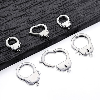 Khóa còng tay bằng thép không gỉ được đánh bóng Chống nước và Colorfast DIY Vòng tay Vòng cổ Phụ kiện trang sức