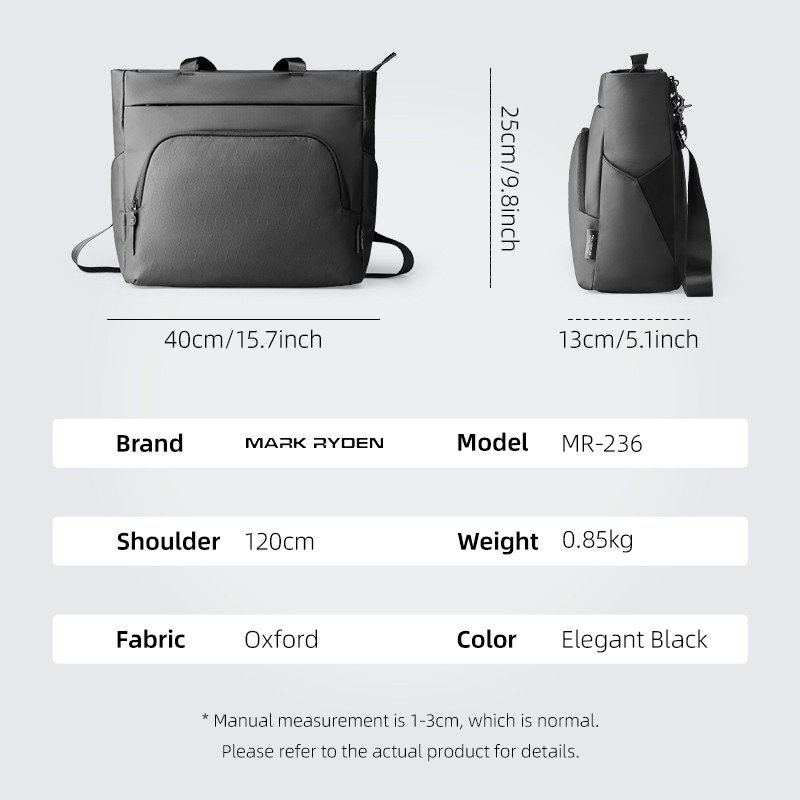 túi tote nam Mark Ryden | ngăn đựng laptop 14 inch