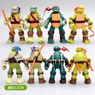 Ninja Rùa TMNT Búp Bê Hình Khớp Di Chuyển Được Ninja Rùa Đồ Chơi Trẻ Em Thịt Người Trang Trí Mô Hình Quà Tặng Sinh Nhật