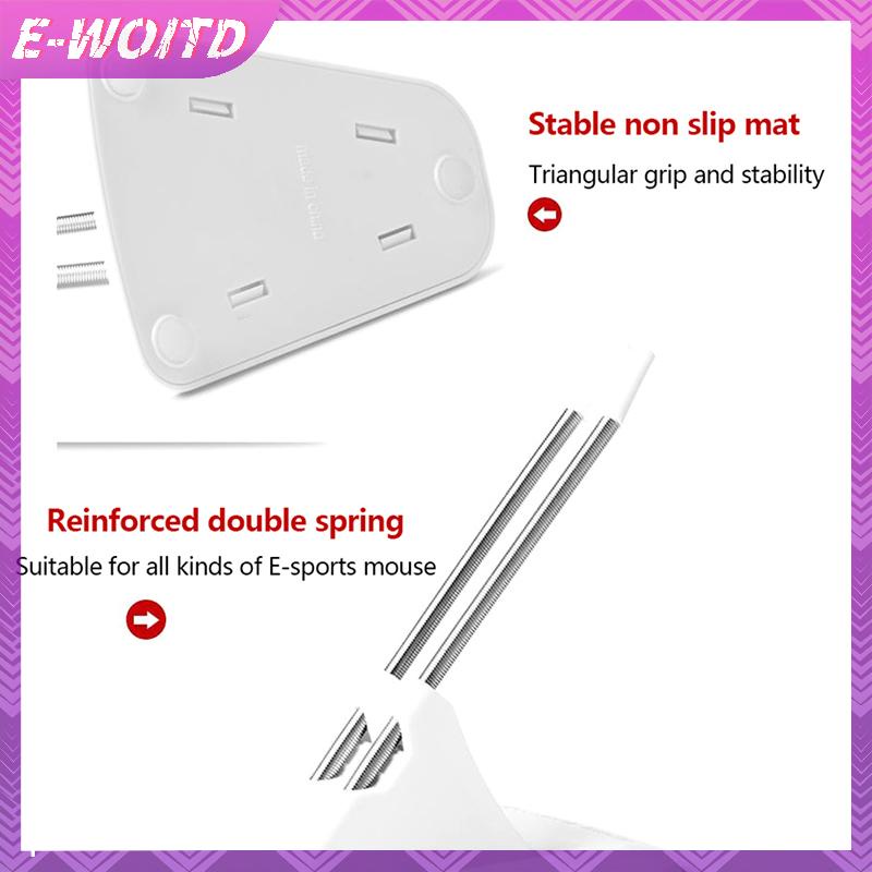 E-woitd Chuột Mới Giá Đỡ Cáp Chuột Chất Lượng Cao Bungee Dây Kẹp Dây Tổ Chức Linh Hoạt Cho Chuột Chơi Hoàn Hảo Trò Chơi Kẹp LOL HNVN