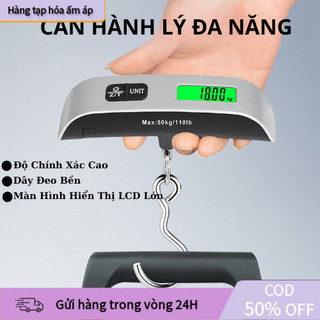 【COD】Cân Treo Mini Điện Tử 50Kg – Cân Hành Lý Cầm Tay, Nhỏ Gọn, Đo Nhanh, Chính Xác Cao
