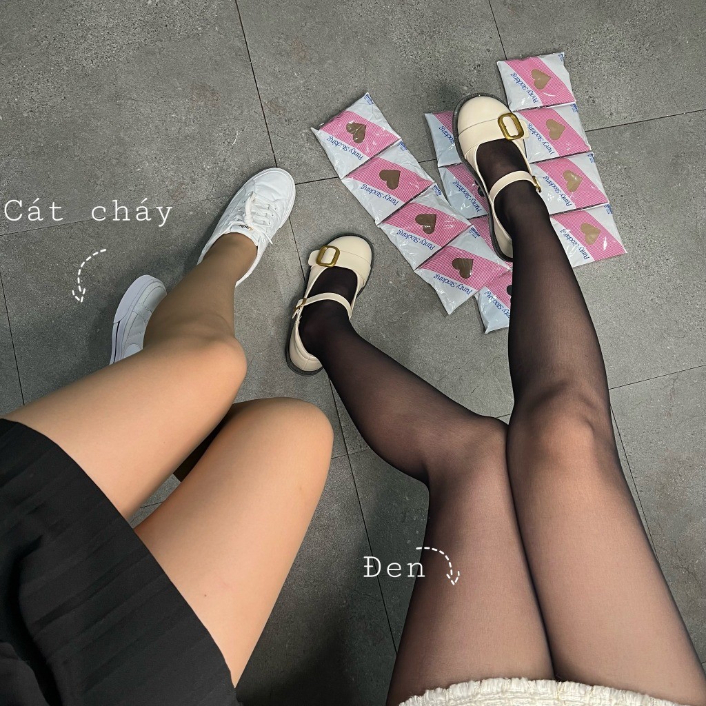 Quần Tất Panty Nhật Bản sẵn 3 màu: Nâu cát cháy - Màu Da - Màu Đen rất Thật Chân, Mỏng nhẹ, siêu dai