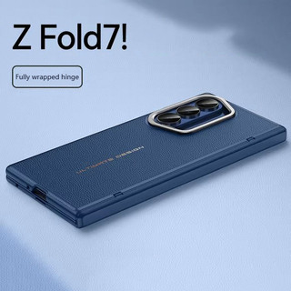 Ốp Da PU Cảm Giác Da Cho Samsung Galaxy Z Fold 7 ZFold7 Fold7 5G Từ Gấp Bản Lề Bảo Vệ Toàn Diện Với Phim Cường Lực