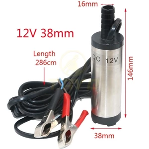 TAYO Bơm điện chìm 12v dc vỏ hợp kim nhôm bơm dầu diesel nhiên liệu 30L/phút-Bơm chìm mini 12v, 24v