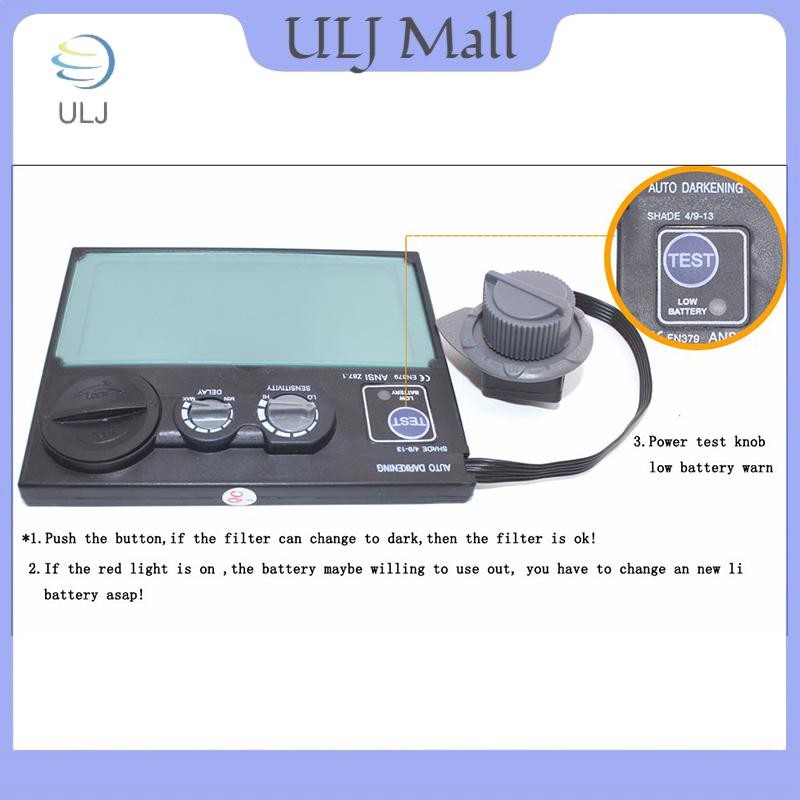 Mặt nạ hàn tự điều chỉnh độ tối với ống kính - ULJ Auto Solar Darkening TIG