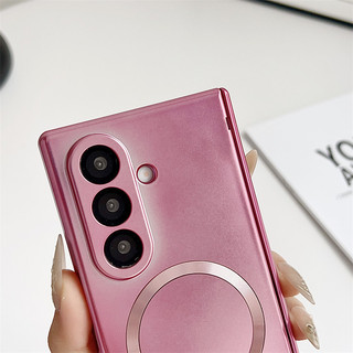 Bản lề mạ từ tính Full Case Funda cho Samsung Galaxy Z Fold 7 Z Fold 6 5 Vỏ phim cường lực thân thiện với da