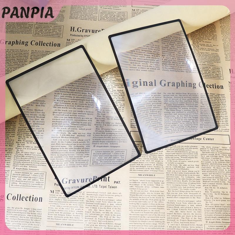 PANPIA-Magnifying Glass A5 Full Page Kính lúp tấm lớn Kính lúp trang sách Kính lúp 3X Kính lúp siêu mỏng Loupe