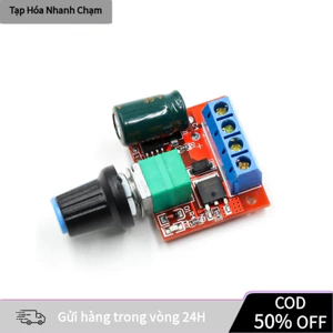 【COD】Mạch Điều Khiển Tốc Độ Động Cơ PWM DC Mini – Dải Điện Áp 4.5V–35V, 5A, Điều Tốc 12V 24V Linh Hoạt