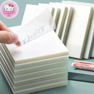 Moonlights 50 Tờ Sáng Tạo PET Trong Suốt Ghi Chú Quan Điểm Chống Thấm Nước Ghi Chú Sinh Viên Văn Phòng Phẩm Trường Học Vật Dụng Văn Phòng EN
