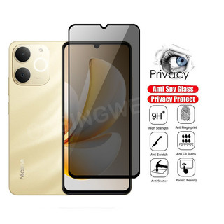 Bảo Vệ Màn Hình Cho Realme Note 70 80 60 70T C53 Note70 Note60x 5G 4G Kính Cường Lực Riêng Chống Gián Điệp Full Cover Bảo Vệ Màn Hình Chống Peek Phim Riêng Tư Mặt Sau Ống Kính Bảo Vệ