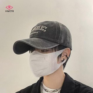 Bóng chày denim cotton cổ điển cổ điển có chữ thêu mềm mại, phù hợp cho cả nam và nữ