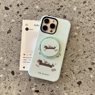Ốp điện thoại dài họa tiết chó con 17air Thích hợp cho iPhone 11 12promax 12 13 14 15 pro max Ốp điện thoại 14promax 15pro 16 Pro max 17 17promax Vỏ