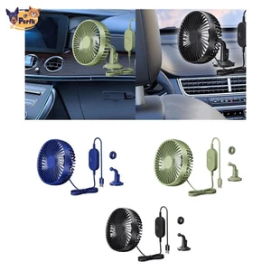 Quạt ô tô USB Quạt tuần hoàn không khí xoay nhỏ gọn cho xe Van Truck