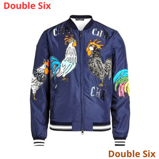Áo Bomber Đàn Gà Trống .(Double - Six) . Áo Khoác Gió Dù 2 Lớp Dày Dặn Dáng Rộng
