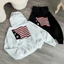 Áo Khoác Nỉ Lá Cờ Mĩ KCloset Áo Hoodie Nỉ Dày Dặn Dáng Rộng Nam Nữ NA984