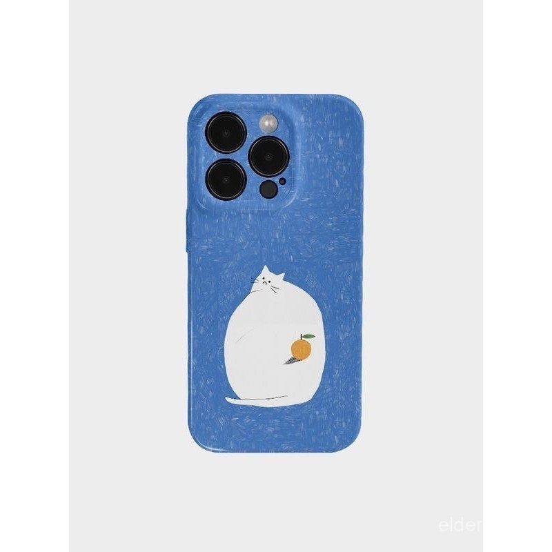 Ốp điện thoại Ins Orange Matter QYJS Thích hợp cho IPhone 13 14 15 ProMax 11 12 PRO 7 8 PLUS X XS XR XSMAX 14 15 PLUS SE Phim sáng tạo Vỏ cứng Vỏ bảo vệ chống sốc 4LO6