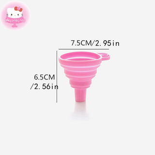 Moonlights 1 / 3 Phễu Có Thể Gập Lại Silicon Phễu Di Động Phễu Cho Nhiên Liệu Có Thể Gập Lại Bia / Phễu Dầu Dụng Cụ Nhà Bếp EN